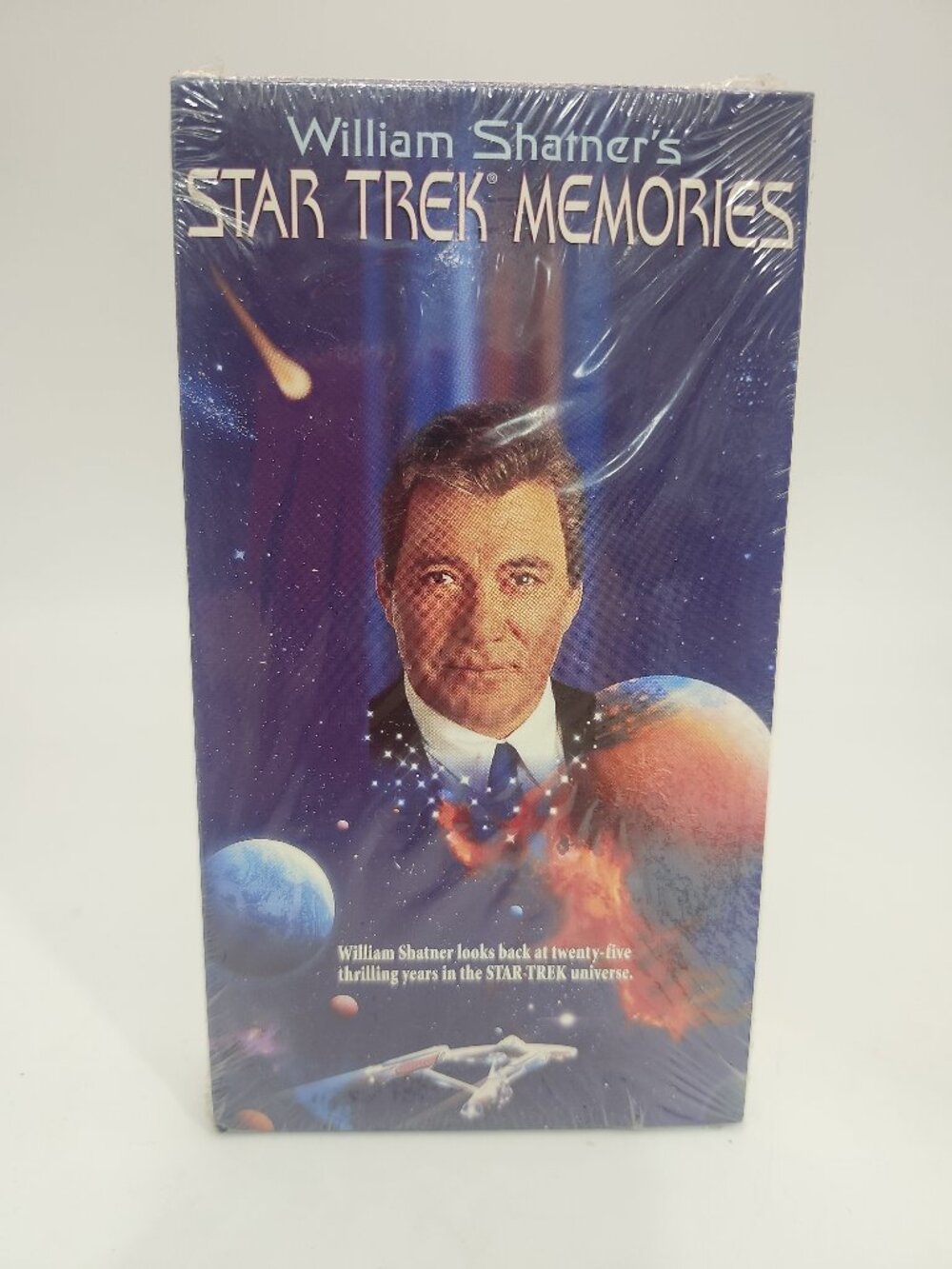 Vintage, Never Opened Sealed William Shatner's Star Trek Memories VHS